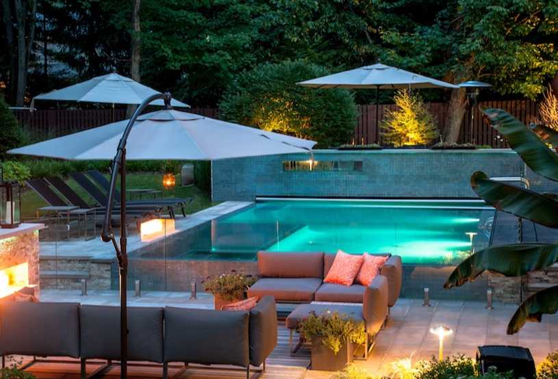 度假酒店水體燈光設計