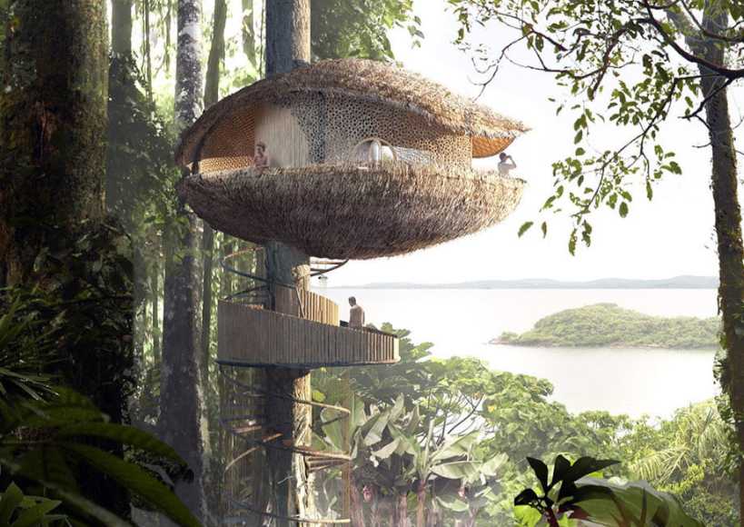 民宿酒店樹屋設(shè)計